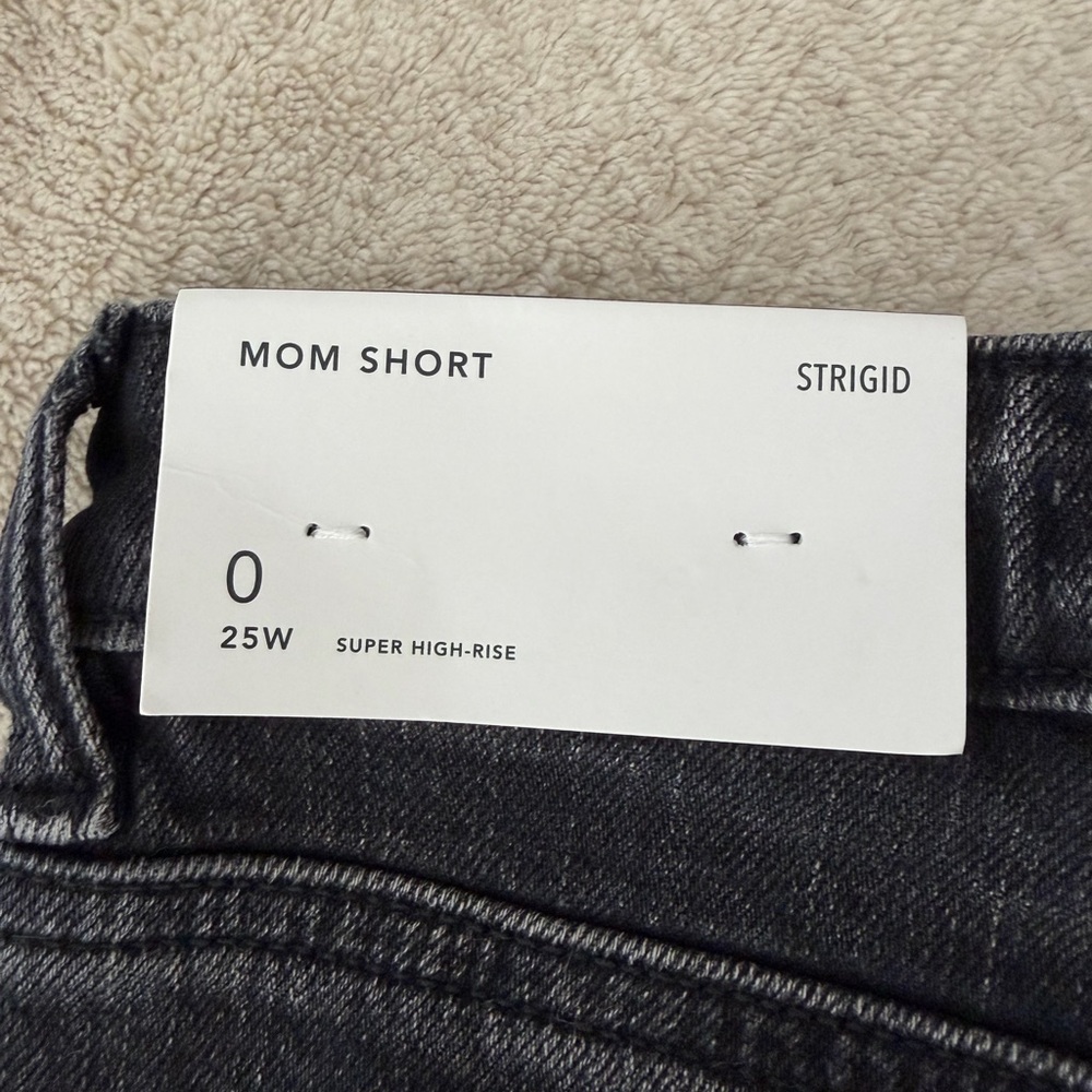 American Eagle Outfitters Black Washed Denim Shorts - Picture 3 of 6